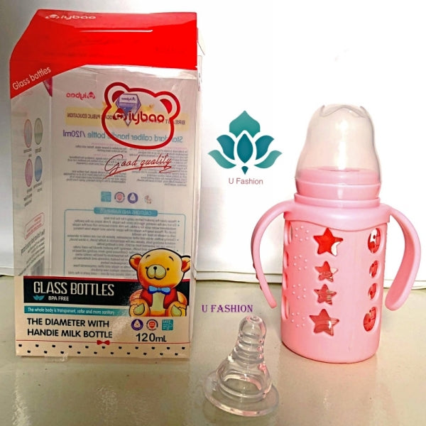 IIYBAO BABY GLASS BOTTLES BPA FREE 210ML AYB9101