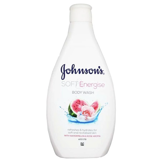 JOHSONS SOFT & ENERGISE BODY WASH 400ML