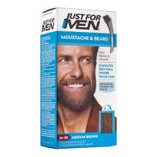 JUST FOR MEN MOUSTACHE & BEARD M-35 MEDIUM BROWN