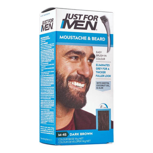 JUST FOR MEN MOUSTACHE & BEARD M-45DARK BROWN