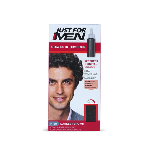 JUST FOR MEN SHAMPOO IN HAIR COLOUR H-50