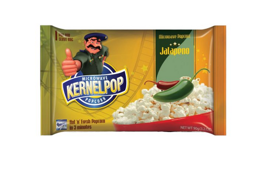 KERNELPOP MICROWAVE POPCRON JALAPENO 90G