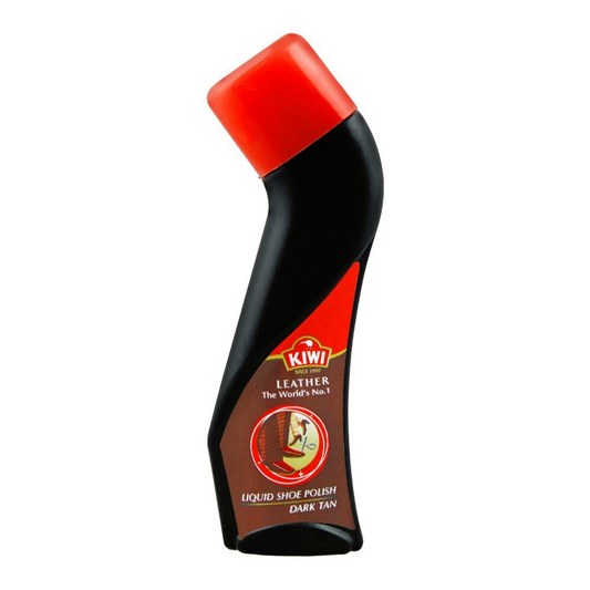 KIWI LIQUID SHOE SHINER BROWN 75ML