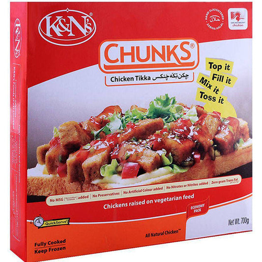 K&N CHUNKS CHICKEN TIKKA 700G