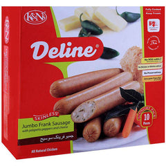 K&N JUMBO FRANK WITH JALAPENO PEPPERS & CHEESE740G