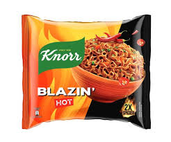 KNORR BLAZIN FLAVORED NOODLES 124GM