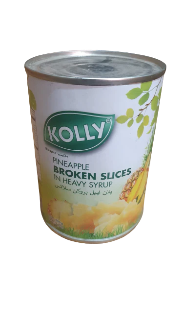 KOLLY PINEAPPLE BROKEN SLICE SYRUP 565G