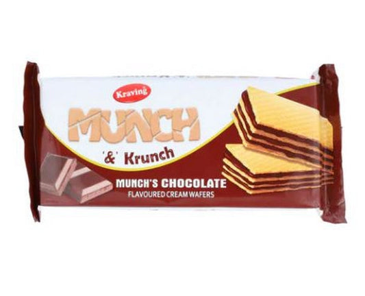 KRAVING MUNCH &amp; KRUNCH CHOCOLATE WAFFERS 150G