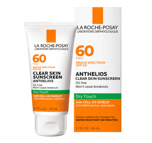 La Roche-Posay Anthelios Clear Skin Face Sunscreen SPF 60 Dry Touch 50ml