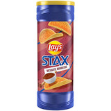 LAYS STAX MESQUITE BARBECUE POTATO CRISPS