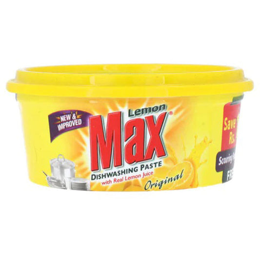 LEMON MAX DISHWASHING PASTE YELLOW 400G