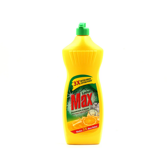 LEMON MAX DISHWASH LIQUID LEMON 750ML