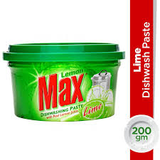 LEMON MAX DISH WASH PASTE LIME 200GM