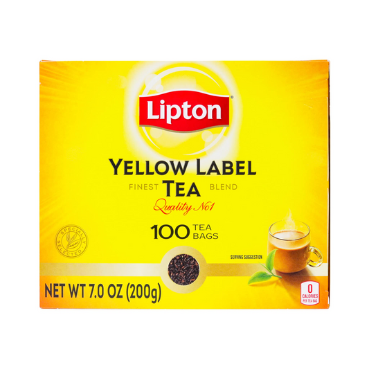 LIPTON YELLOW LABEL TEA BAGS 100 PCS