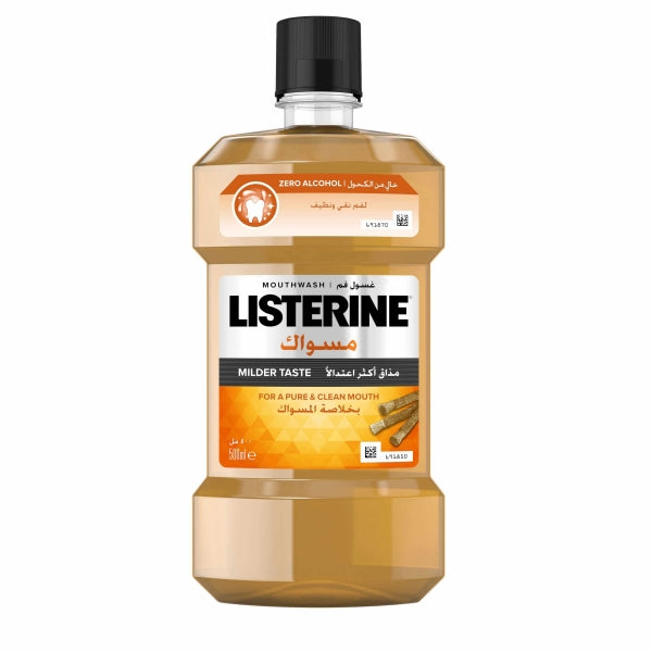 LISTERINE MUSWAK MILDER TASTE MOUTH WASH 250ML