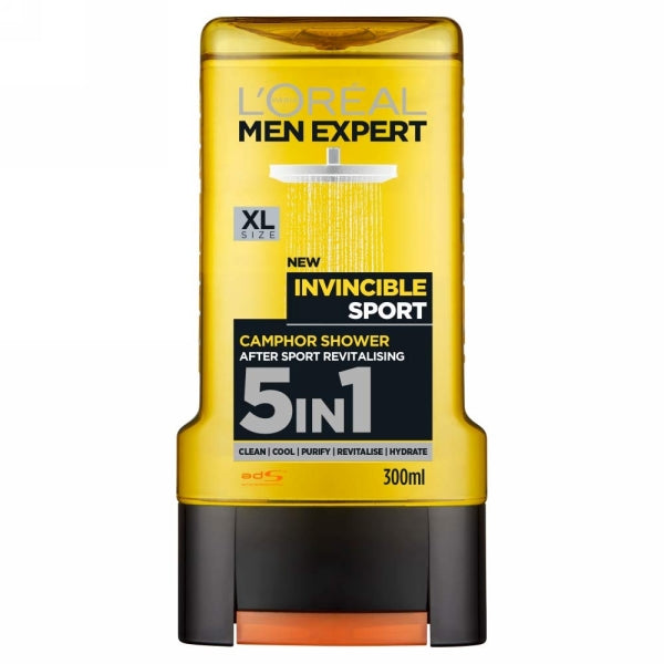 LOREAL MEN EXPERT XL INVINCIBLE SPORT AFTER CAMPHOR SHOWER 300ML