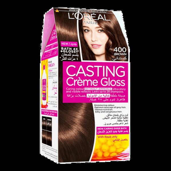 LOREAL CASTING HAIR COLOR BROWN CG 400 
