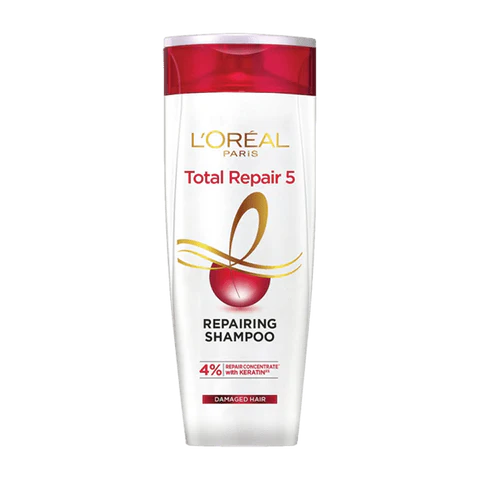 L’Oréal Paris Elvive Total Repair 5 Shampoo 360ml | Keratin Hair Shampoo for Damaged Hair
