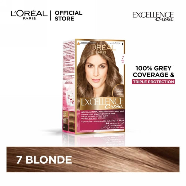 LOREAL EXCLLENCE HAIR COLOR 7 BLONDE