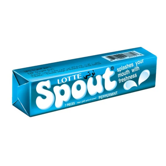 LOTTE SPOUT PEPERMENT CHEW GUM