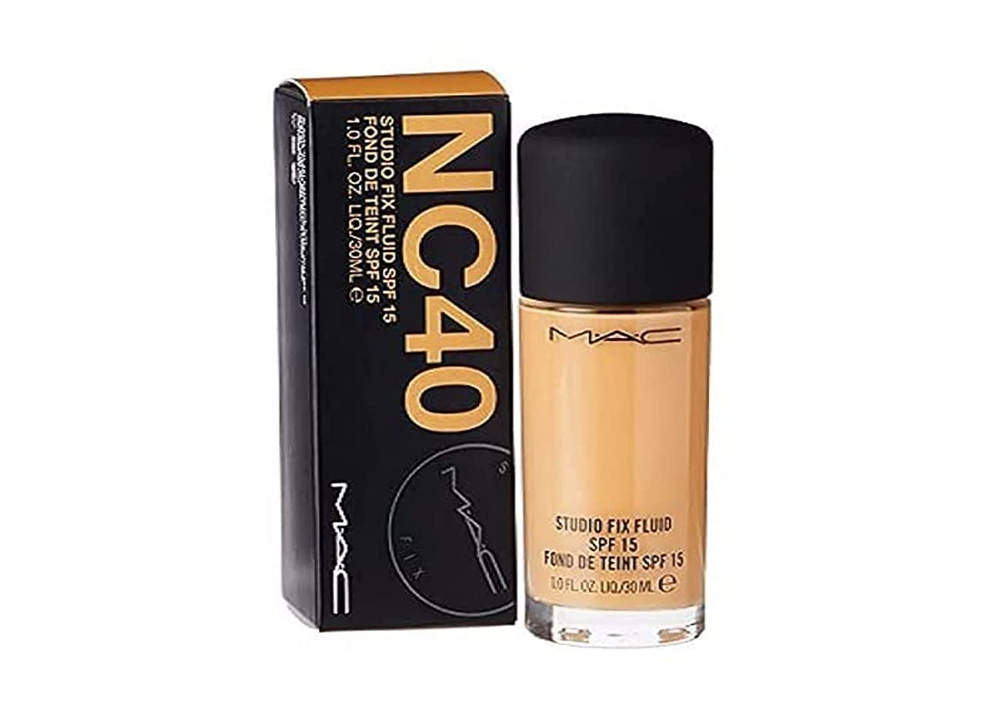 MAC Studio Fix Fluid Foundation NC40 SPF15 30ml | Matte Foundation