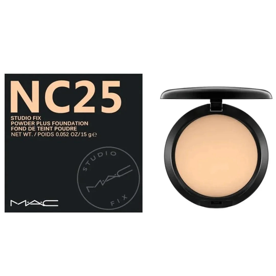 MAC Studio Fix Powder Plus Foundation NC25 15g | 2-in-1 Powder Foundation