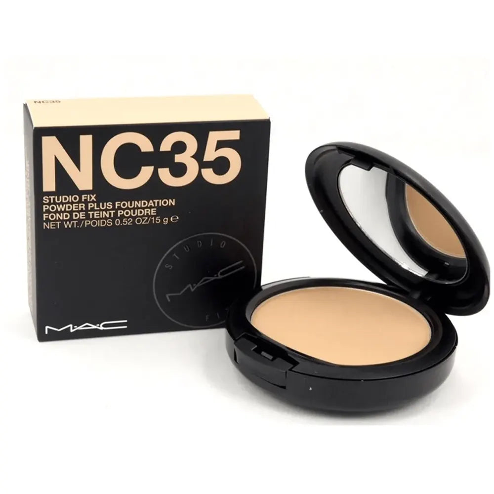 MAC Studio Fix Powder Plus Foundation NC35 15g | 2-in-1 Matte Powder