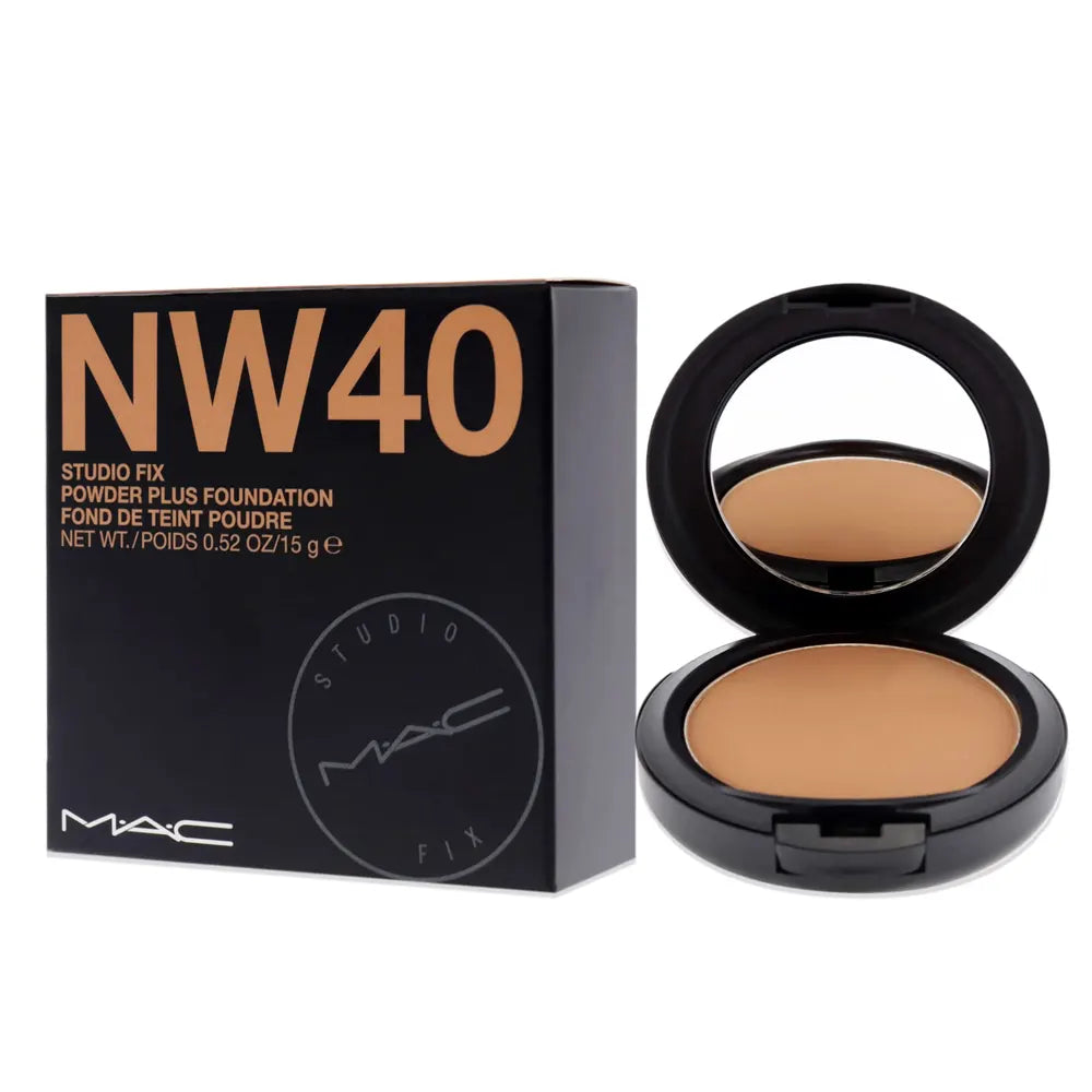 MAC Studio Fix Powder Plus Foundation NW40 15g | Matte 2-in-1 Powder
