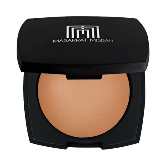 MASARRAT MISBAH SILK PRESSED POWDER DEEP HONEY 14GM