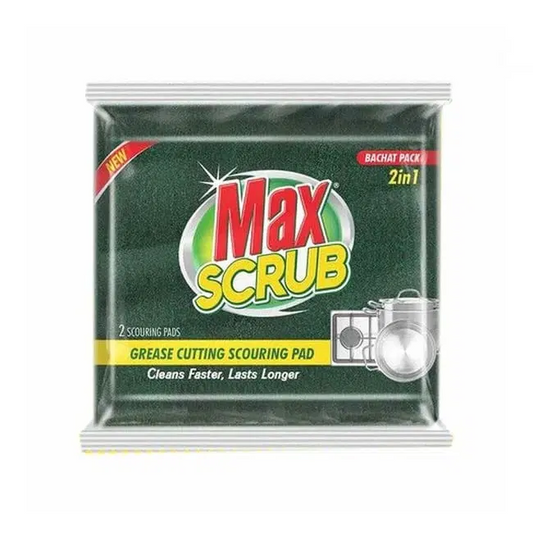 MAX SCRUB SCOURING PADS 2IN1