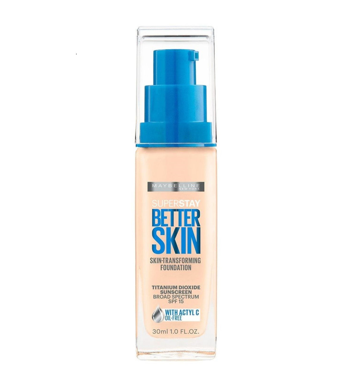 Maybelline Better Skin Foundation 30ML – Ivory | Medium Coverage, Natural Finish