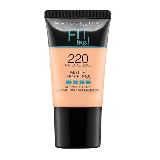 MAYBELLINE FIT ME FOUNDATION 220 NATURAL BEIGE 18ML