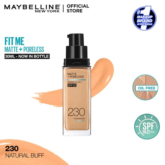 MAYBELLINE FIT ME FOUNDATION 230 NATURAL BUFF 30ML