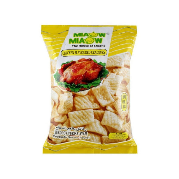 MIAOW MIAOW SNACKS CHICKEN CRACKERS 60G