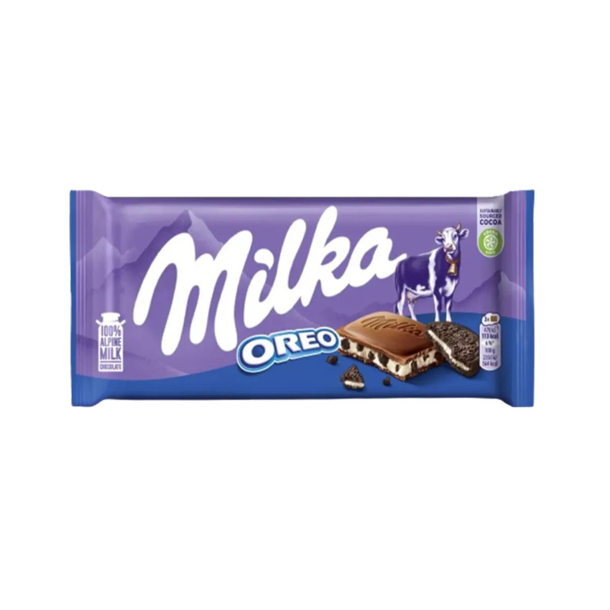 MILKA OREO CHOCOLATE 90G