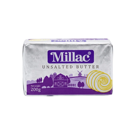 MILLAC UNSALTED BUTTER 200G