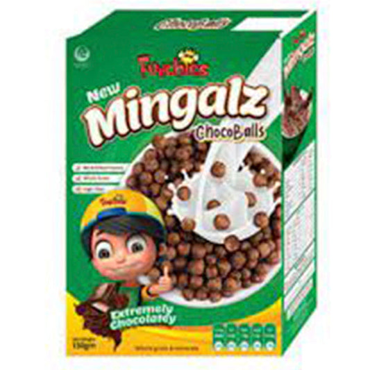  MINGALZ CHOCO BALLS GREEN 150GM