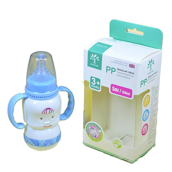 MINITREE REGULAR-NECK FEEDING BOTTLE 6+MONTH 260ML ZR-659