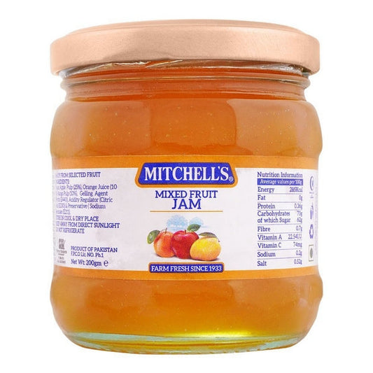 MITCHELLS FRUIT MIX JAM 200GM