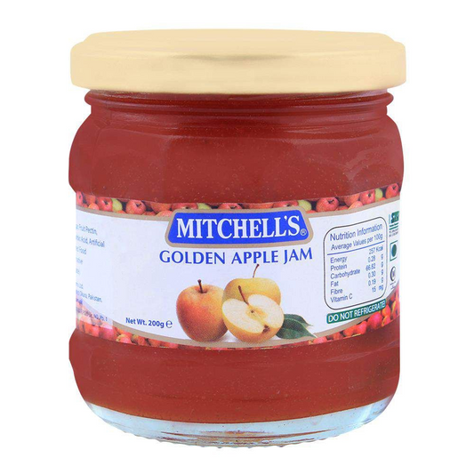 MITCHELLS GOLDEN APPLE JAM 200G