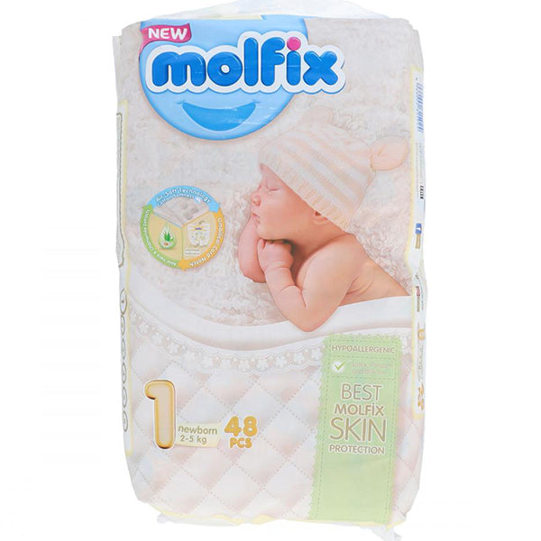 MOLFIX BEST MOLFIX SKIN PROTECTION 1NEWBORN 48PCS