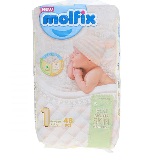 MOLFIX BEST MOLFIX SKIN PROTECTION 1NEWBORN 48PCS