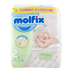 MOLFIX JUMBO ECONOMY 2 MIN 3-6KG 68PCS