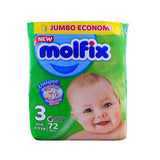 MOLFIX JUMBO ECONOMY 3 MIDI 72PCS