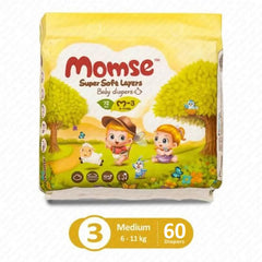 MOMSE DIAPERS MEDIUM M-3