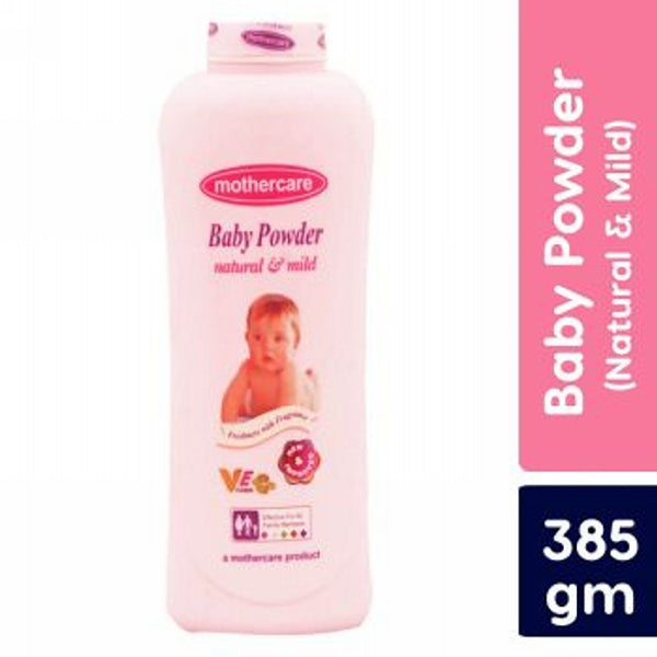 MOTHER CARE BABY POWDER NATURAL & MILD 385GM