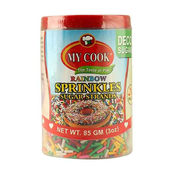 MY COOK SPRINKLES SUGAR STRANDS 85G