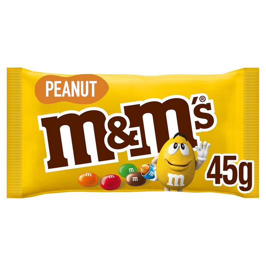 M & M CHOCOLATE PEANUTS 45GM
