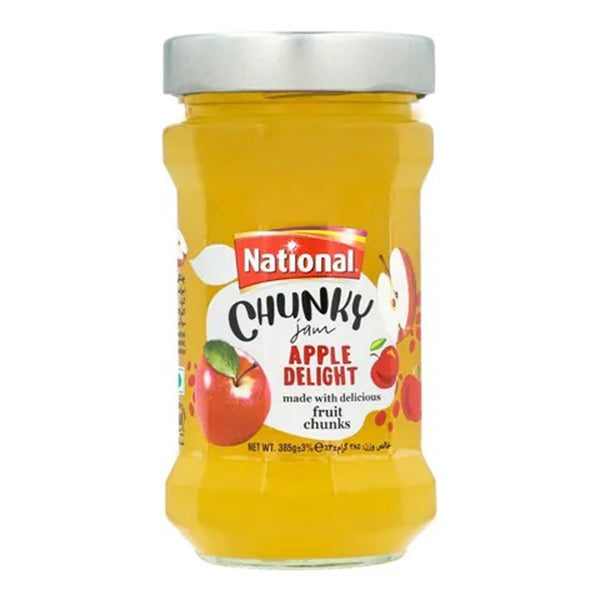 NATIONAL CHUNKY APPLE DELIGHT JAM 385GM