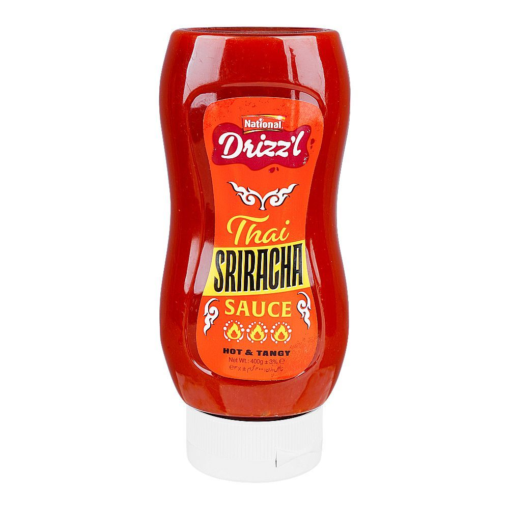 National Drizzl Thai Sriracha Sauce 400g | Spicy Chili Garlic Sauce